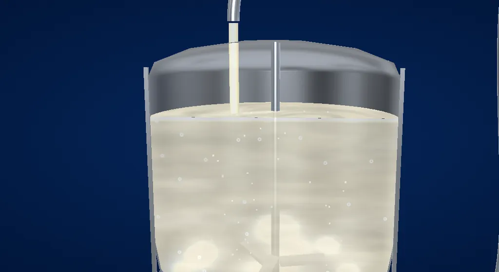 Pre-emulsion: Milky macroemulsion