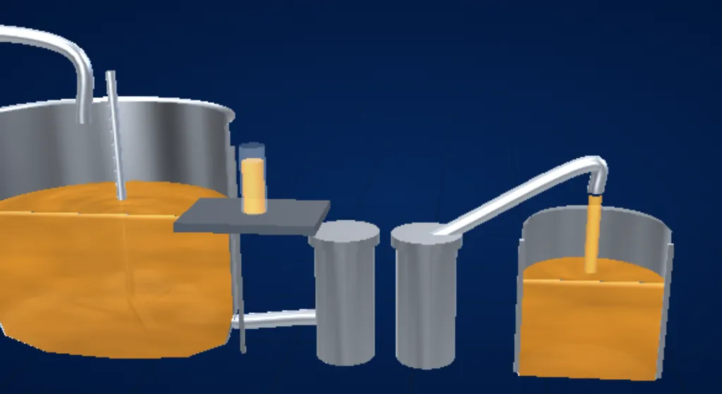 Quality check and filtration: Clear amber solution