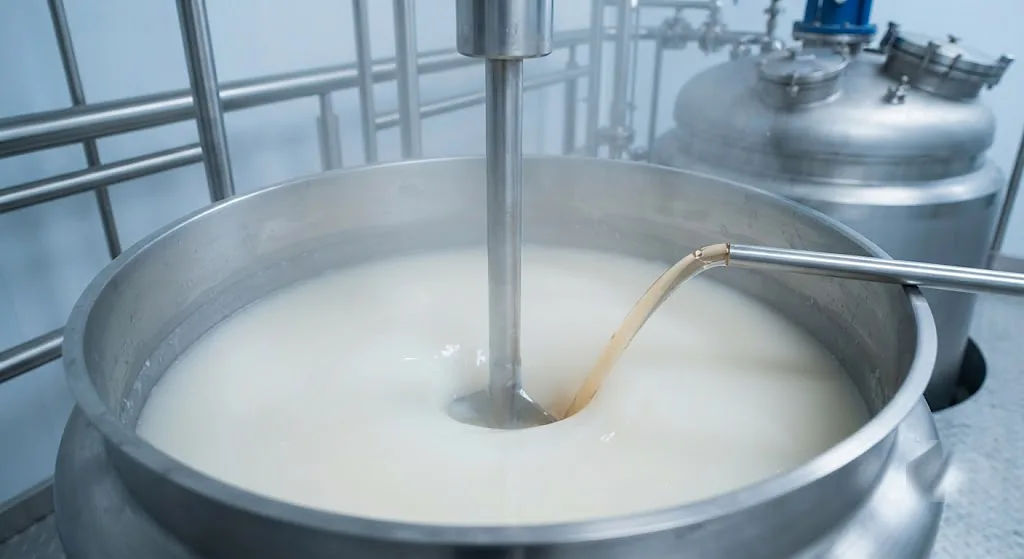 Pre-emulsion: Milky macroemulsion